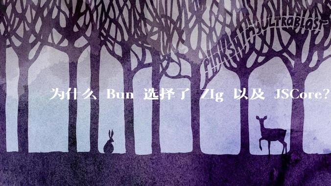 为什么 Bun 选择了 Zig 以及 JSCore？